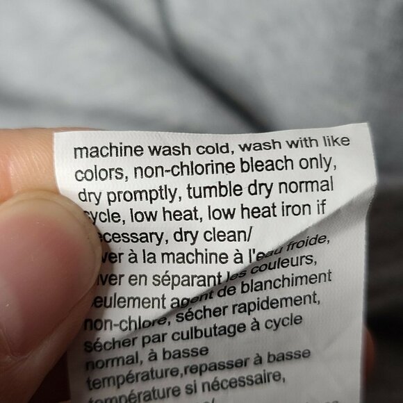 Calvin Klein Shirt Mens Extra Large Gray V-neck Short Sleeve Cotton Casual Basic - Picture 6 of 11